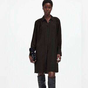 Madewell Relaxes Button-front mini dress NWT